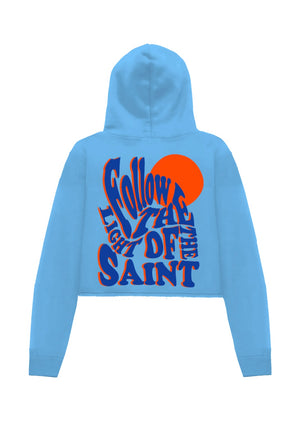 "Follow The Light" Baby Blue Sample Hoodie