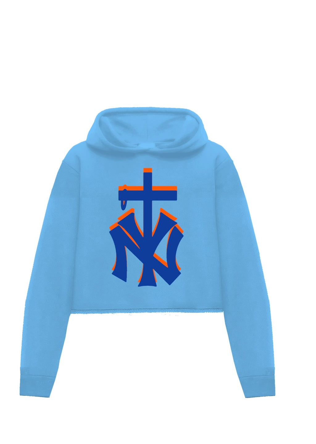 "Follow The Light" Baby Blue Sample Hoodie