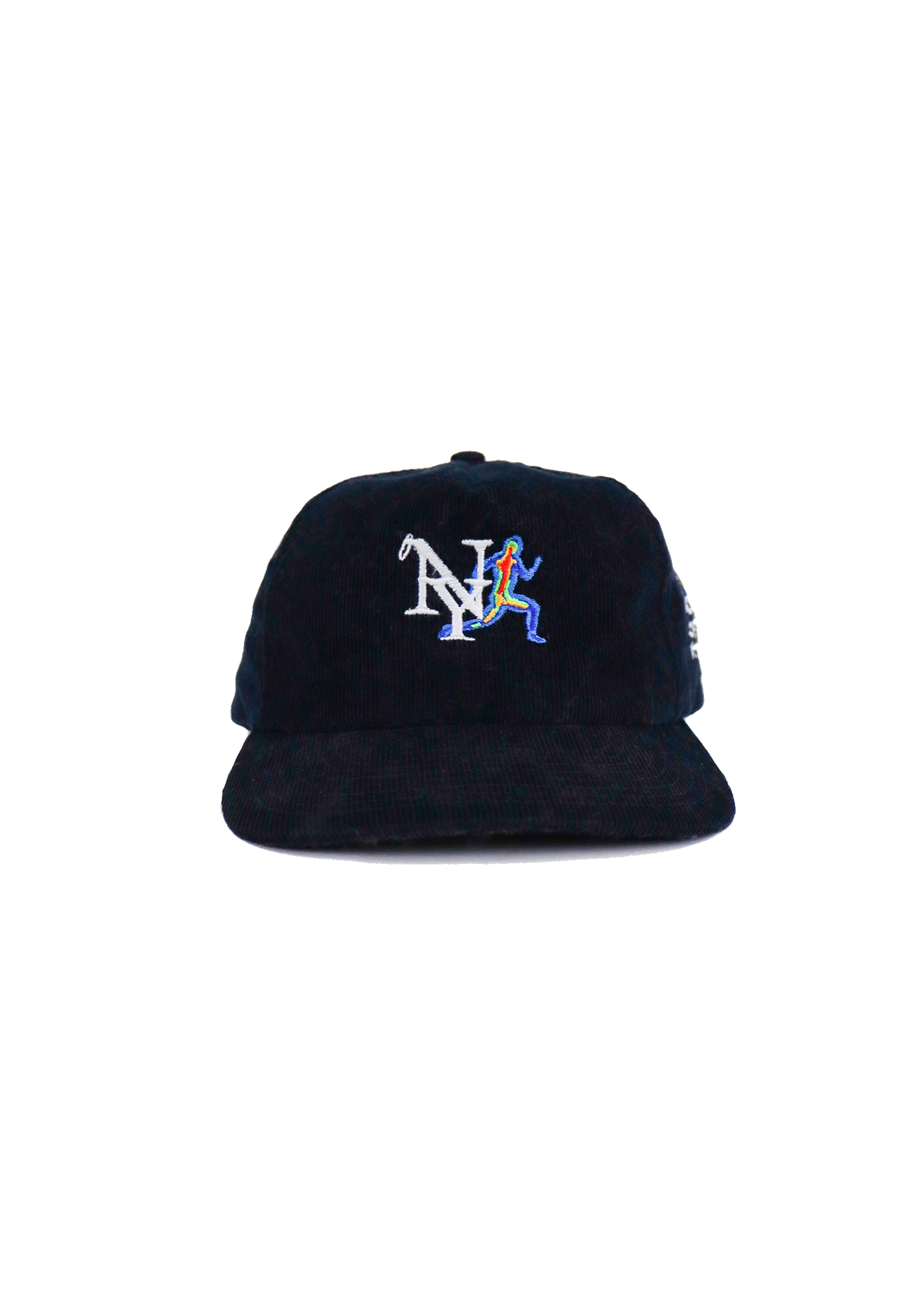 Navy Blue Corduroy Thermal Snapback